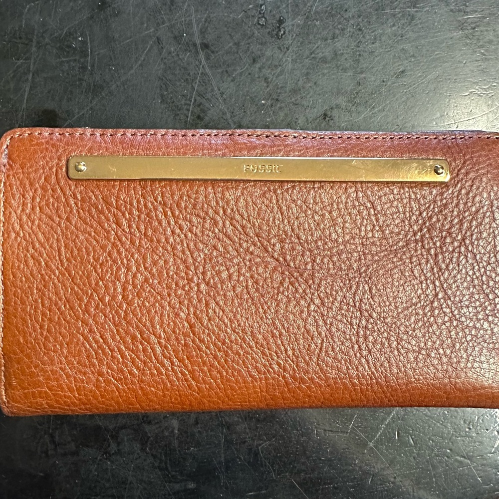 Fossil Brown Leather Wallet
